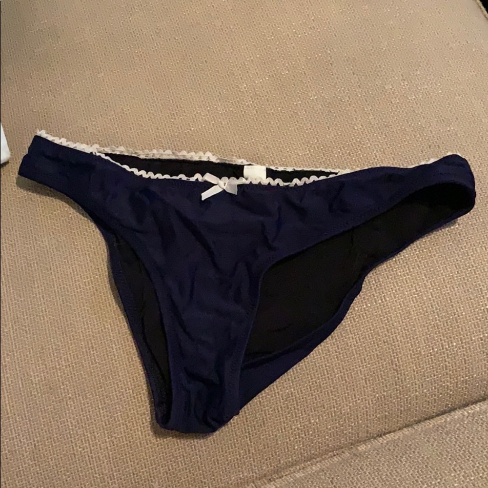 Solid And Striped Bikini Bottom - image 2